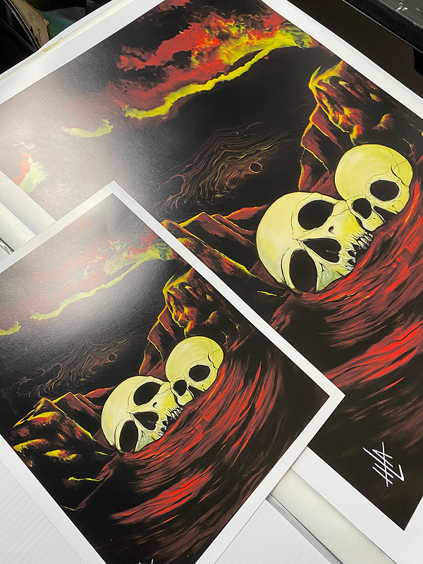 You, Me, & Apocalypse Us Glossy Poster Prints